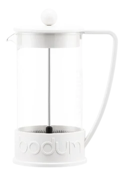 Bodum Cafetière Brazil White Gebogen Handvat 1L New