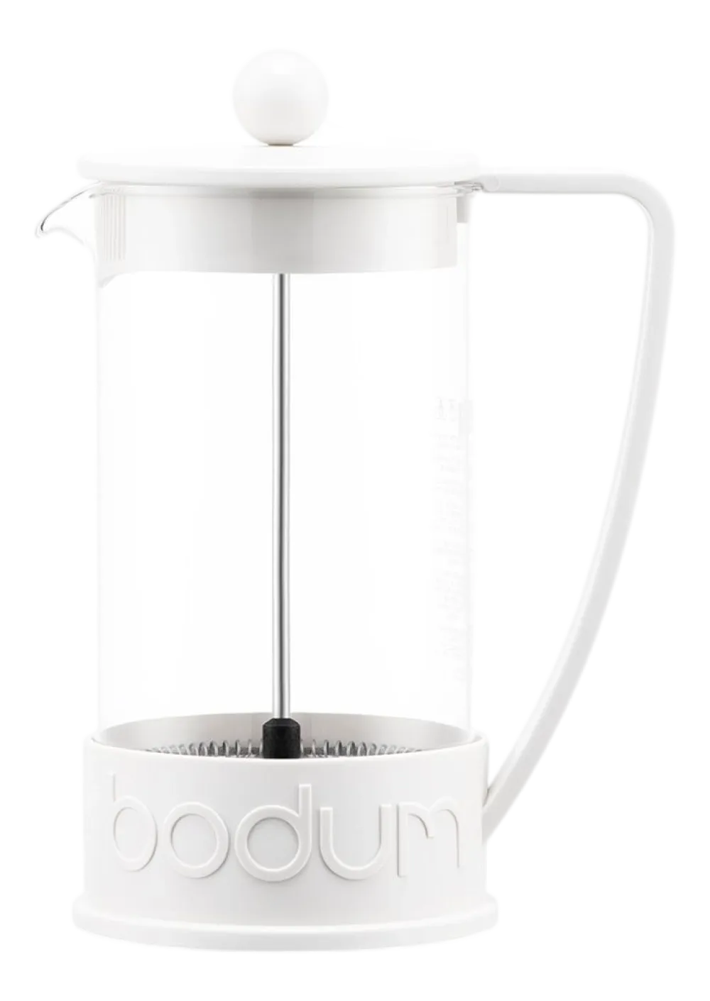 Bodum Cafetière Brazil White Gebogen Handvat 1L New
