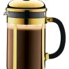 Bodum Cafetière Chambord 12 Kops Goud 1,5 L Clearance
