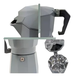 Kela Cafetière Italia Dark Grey 300 ml New