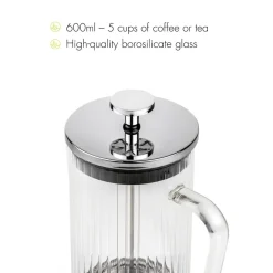 Cafetière Leopold Vienna Arusha Transparant 0,6 L
