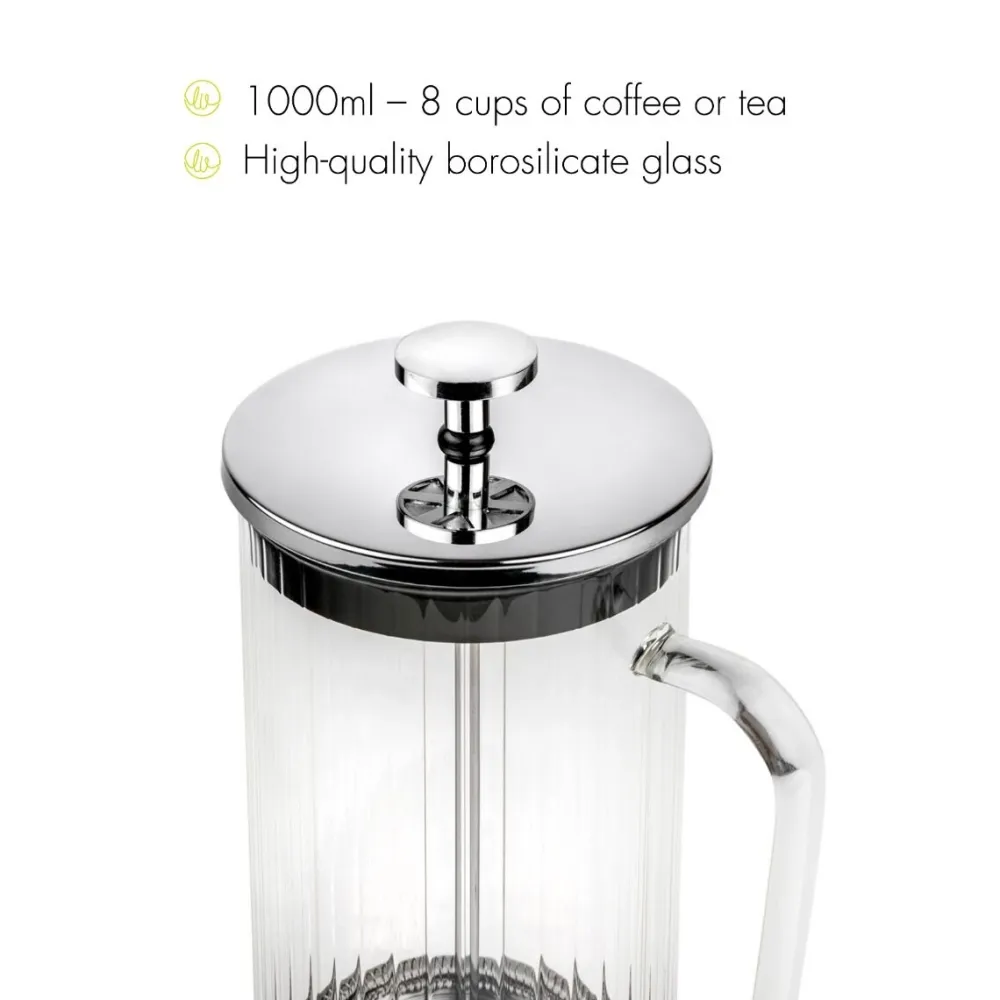 Leopold Vienna Cafetière Arusha Transparant 1,0 L Best