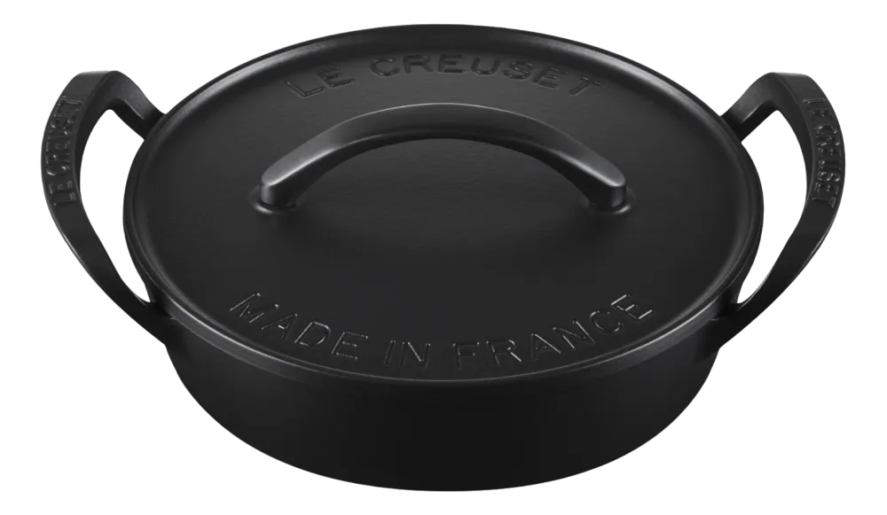 Le Creuset Campagnard BBQ Outdoor Mat Zwart 28 cm Sale