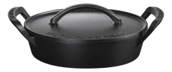 Le Creuset Campagnard BBQ Outdoor Mat Zwart 28 cm Sale