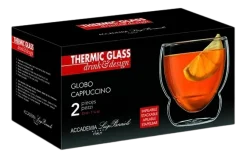 Cappuccinoglas Luigi Bormioli Thermic Glass Globo 230 ml (Set van 2)