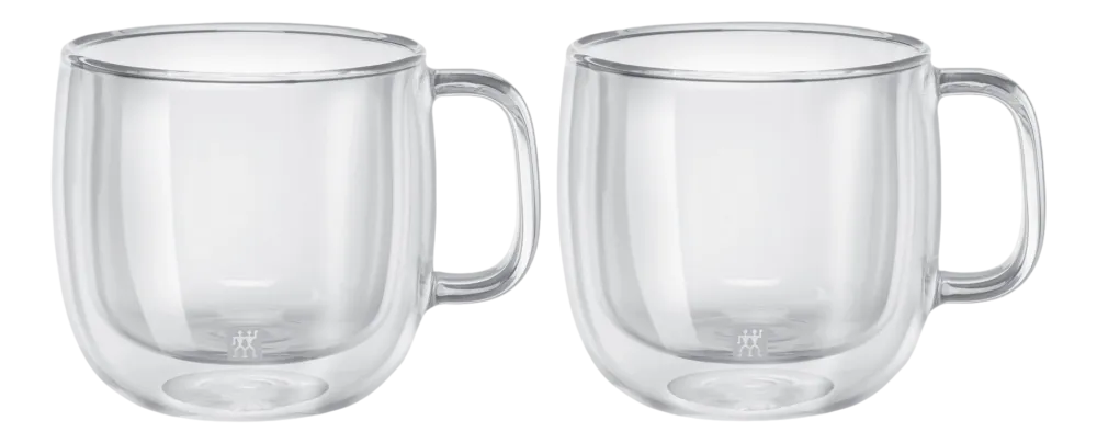Zwilling Cappuccinoglas Sorrento Dubbelwandig Met Greep (Set van 2) Outlet