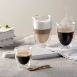 Cappuccinokop Leonardo DUO 300 ml (2-Delig) Glas