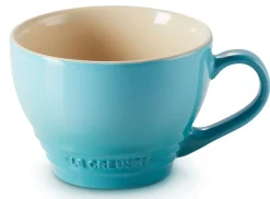 Le Creuset Cappuccino Mok Caribbean Blue 400ml Hot