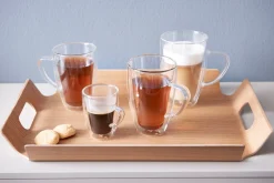 Bredemeijer Cappucinoglas Dubbelwandig Transparant 400 ml (set van 2) Outlet