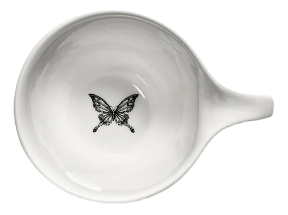 Cappucinokop Serax Butterfly Unity White 150 ml