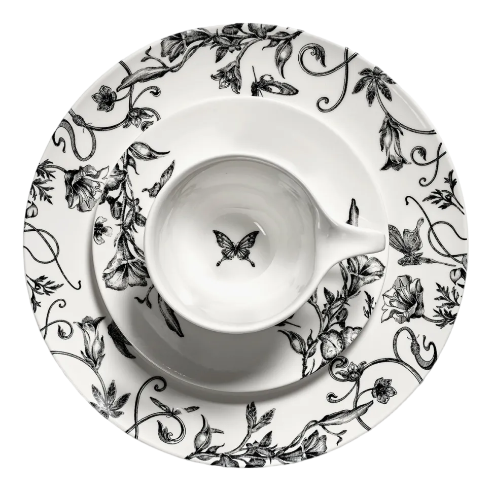 Cappucinokop Serax Butterfly Unity White 150 ml