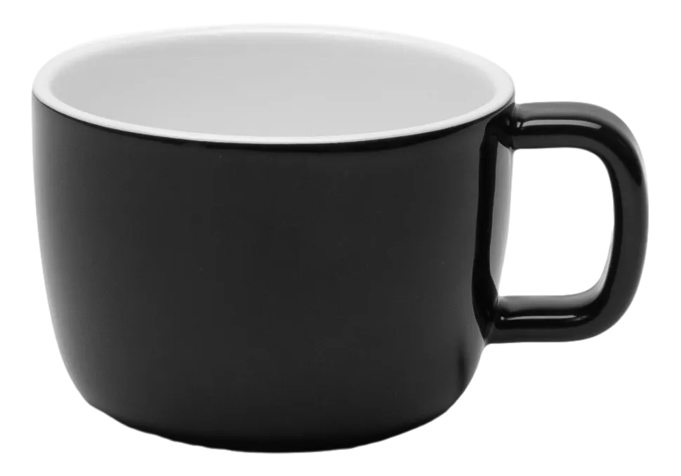 Cappucinokop Serax Passe-Partout Tableware By Vincent Van D Black White 200 ml