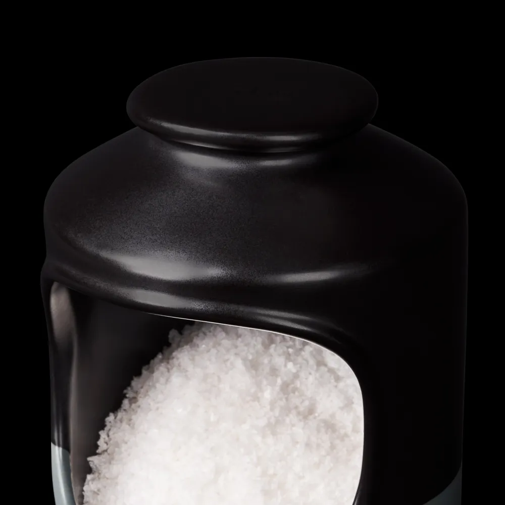 Cole and Mason Ceramic Salt Pig Cole & Mason Strethall Black/Grey