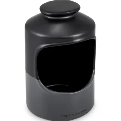 Cole and Mason Ceramic Salt Pig Cole & Mason Strethall Black/Grey