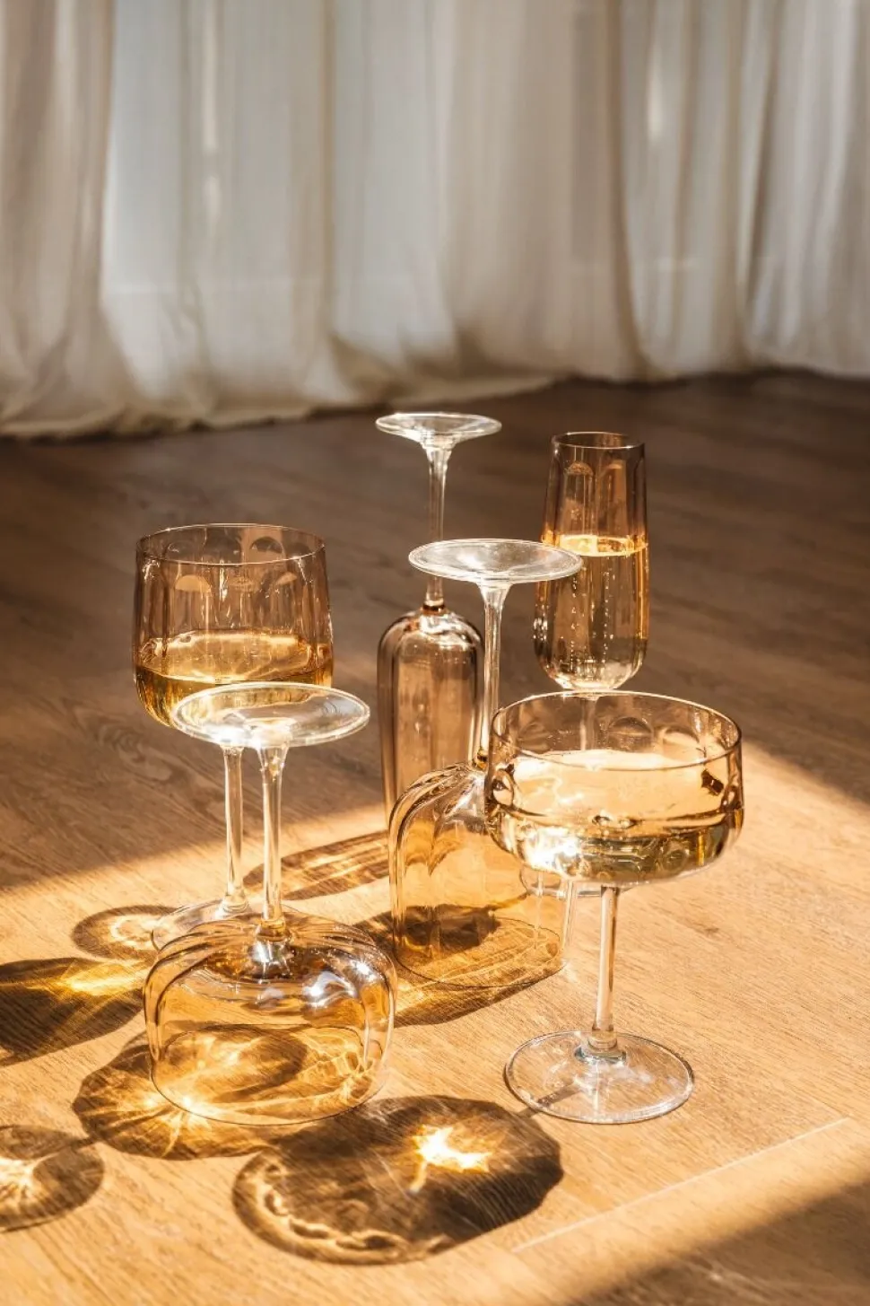 Champagneflûte Leopold Vienna Corvina Bruin 240 ml (Set van 2)