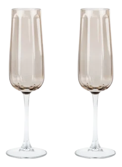 Champagneflûte Leopold Vienna Corvina Bruin 240 ml (Set van 2)