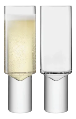 L.S.A. Champagneflute Boris 240 ml (Set van 2)