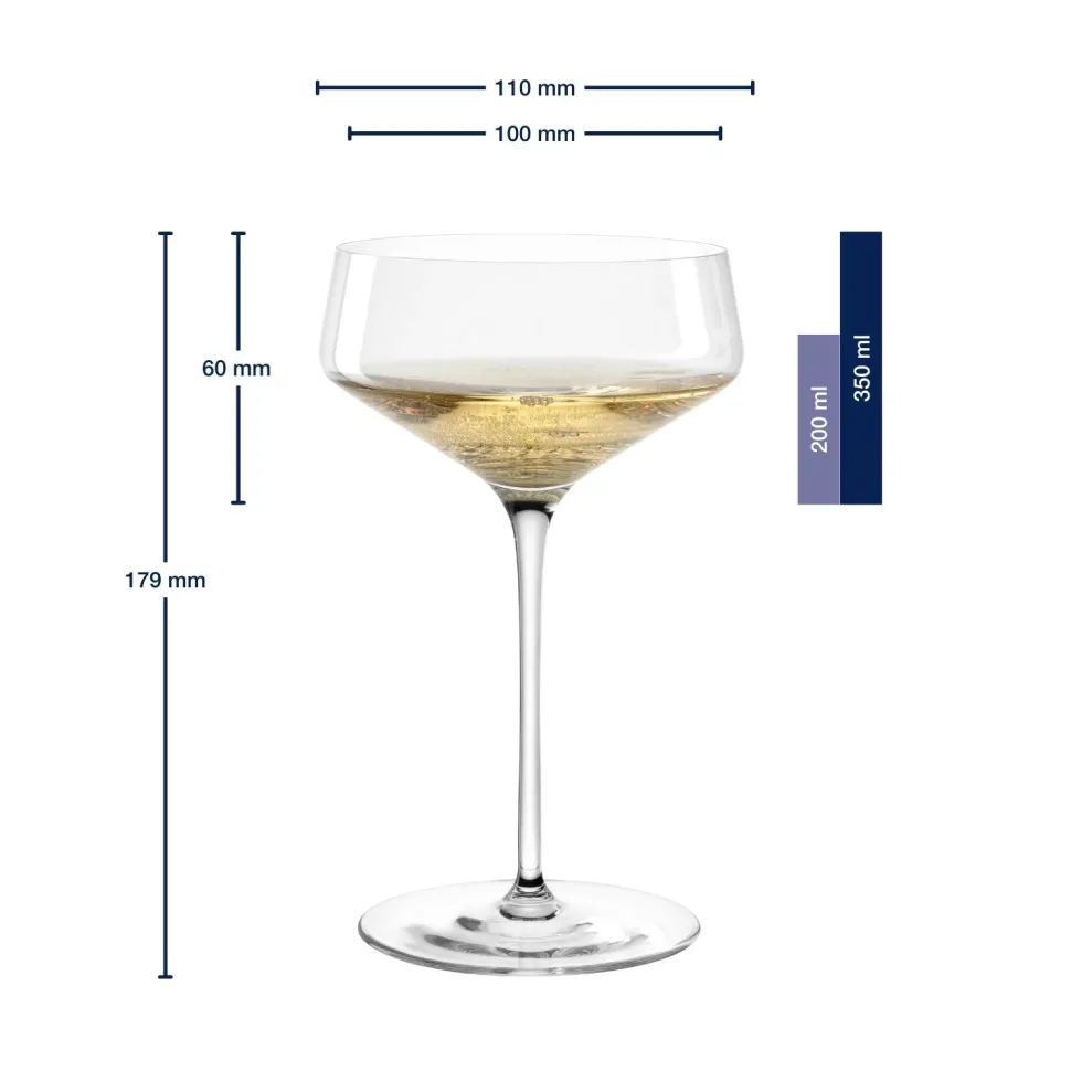 Champagneglas Leonardo Puccini 350ml (Set van 6)