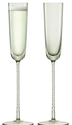 Champagneglas L.S.A. Champagne Groen 120 ml (2-Delig)