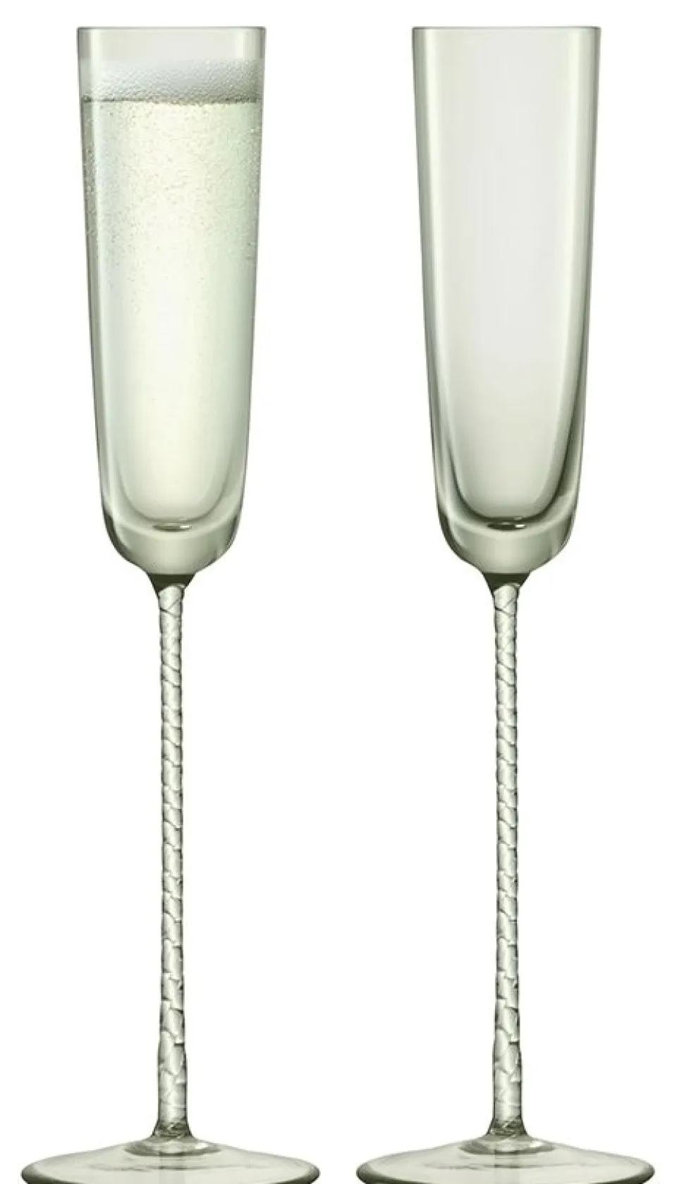 Champagneglas L.S.A. Champagne Groen 120 ml (2-Delig)