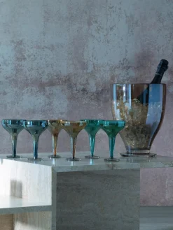 Champagneglas L.S.A. Epoque Glas Oranje 150 ml (2-Delig)