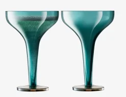 L.S.A. Champagneglas Epoque Glas Blauw 150 ml (2-Delig) Outlet