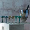 L.S.A. Champagneglas Epoque Glas Donkerblauw 150 ml (2-Delig) Discount