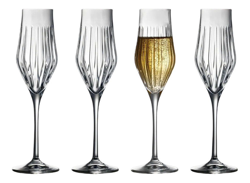 Lyngby Champagneglas Ane Clear 230 ml (Set van 4) Outlet