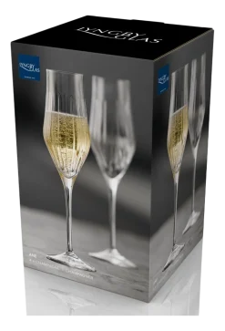 Lyngby Champagneglas Ane Clear 230 ml (Set van 4) Outlet