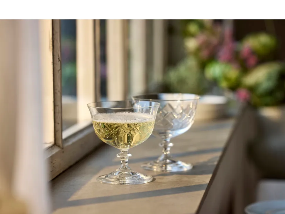 Champagneglas Lyngby Eaton Clear 280 ml (Set van 2)