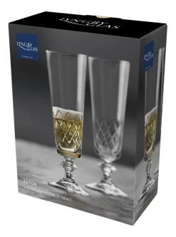Champagneglas Lyngby Eaton Clear 160 ml (Set van 2)