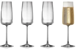 Lyngby Champagneglas Glas Krystal Zero Clear 300 ml (4-delig) Best
