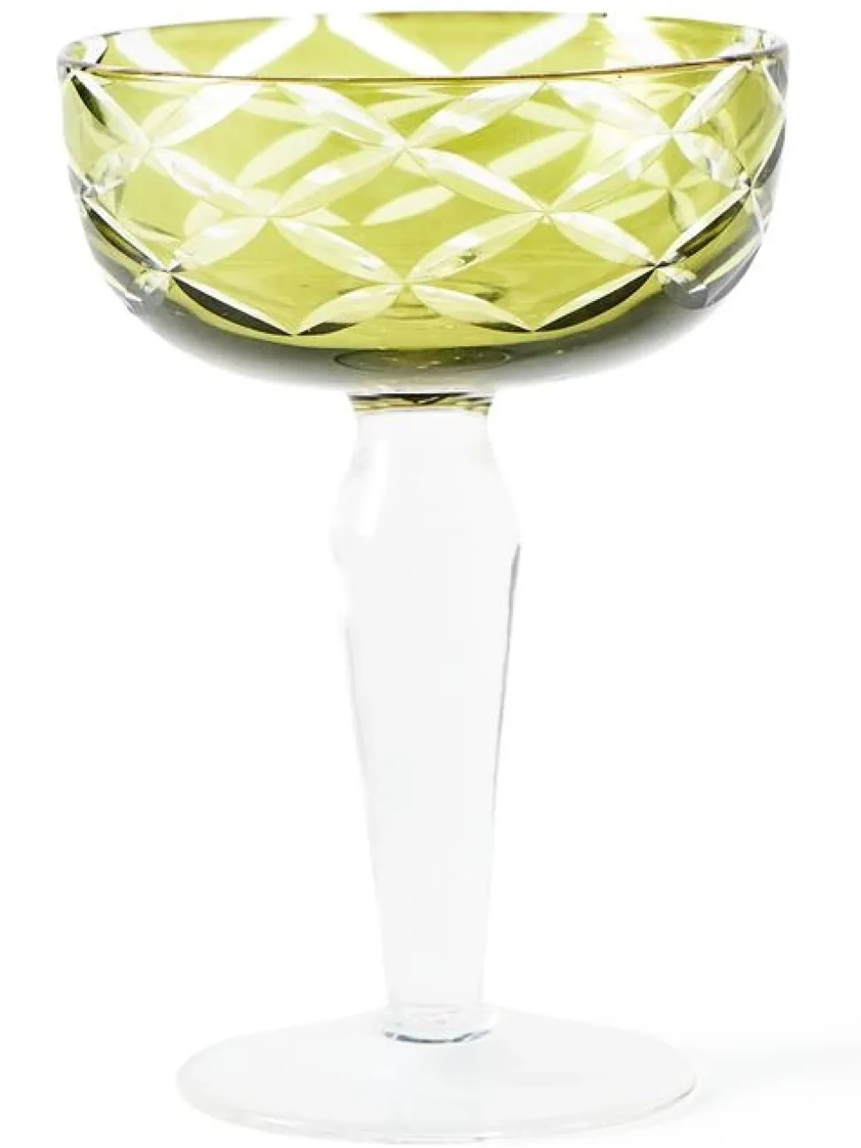 Champagneglas POLSPOTTEN Coupe Cuttings Multicolour (Set van 6)