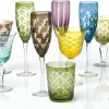 POLSPOTTEN Champagneglas Cuttings Multi (Set van 6) Discount