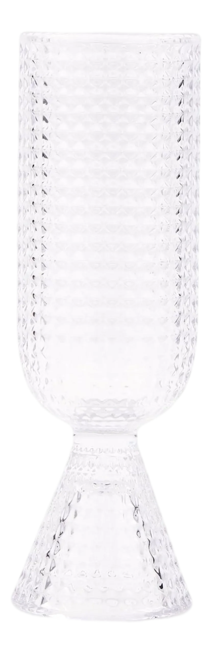 Champagneglas POLSPOTTEN Rooftop Transparent (Set van 4)