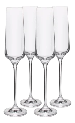 Champagneglas Salt & Pepper Mystique Transparent 190 ml (Set van 4)