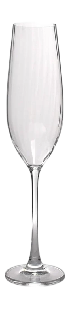 Champagneglas Salt & Pepper Saga Transparent 290 ml (Set van 4)