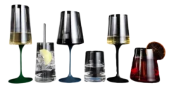 Champagneglas Trebonn SplitGlass Rood (Set van 2)