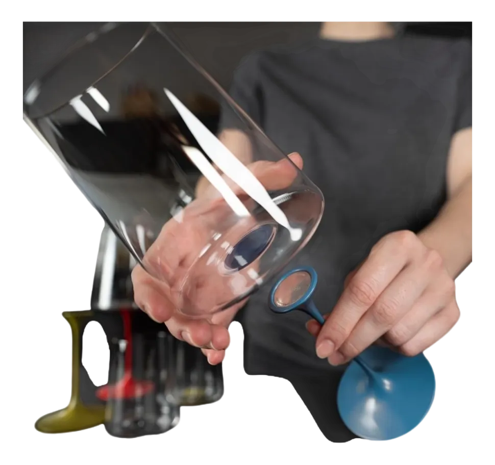 Champagneglas Trebonn SplitGlass Groen 320 ml (Set van 2)
