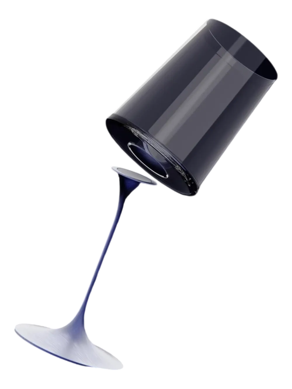 Trebonn SplitGlass Blauw (Set van 2) Discount