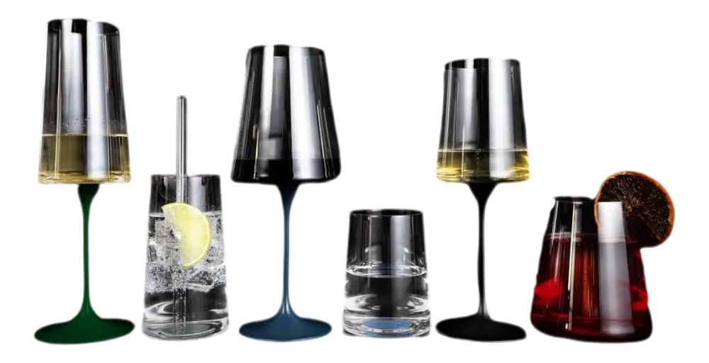 Trebonn SplitGlass Blauw (Set van 2) Discount