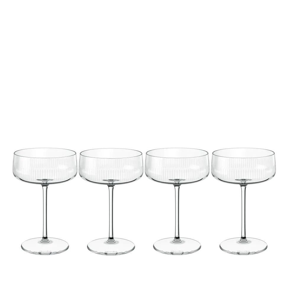 Champagneglas Villeroy & Boch Afina Transparant 120ml (Set van 4)
