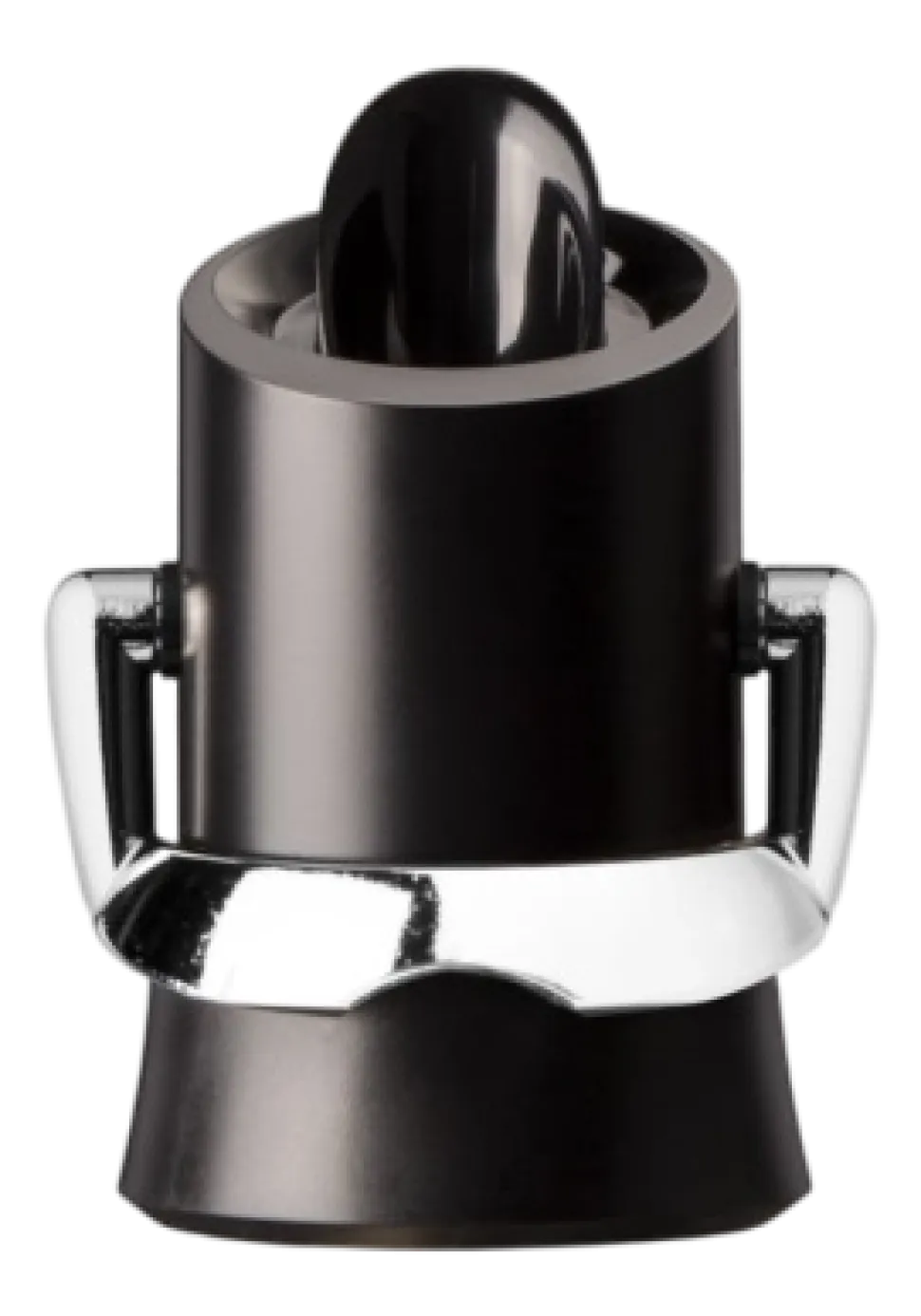 Champagne Saver Vacu Vin Zwart