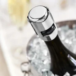 Viski Champagnestopper Heavyweight Stainless Steel Sale