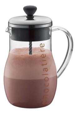 Chocolatiere Bodum Chocolatiere Met RVS Deksel Zilver 1 L