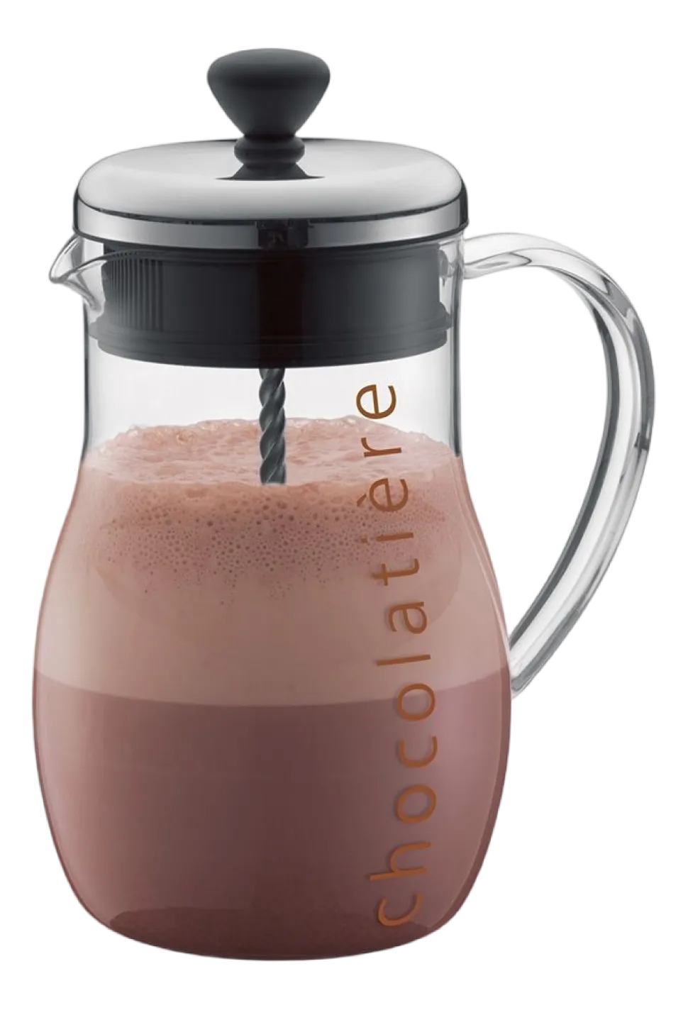 Chocolatiere Bodum Chocolatiere Met RVS Deksel Zilver 1 L