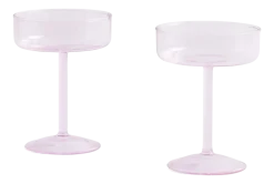 Cocktailglas HAY Tint Pink 200 ml (Set van 2)