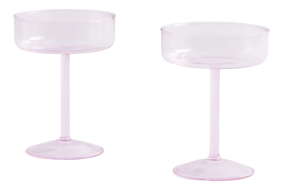 Cocktailglas HAY Tint Pink 200 ml (Set van 2)