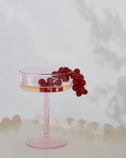 Cocktailglas HAY Tint Pink 200 ml (Set van 2)