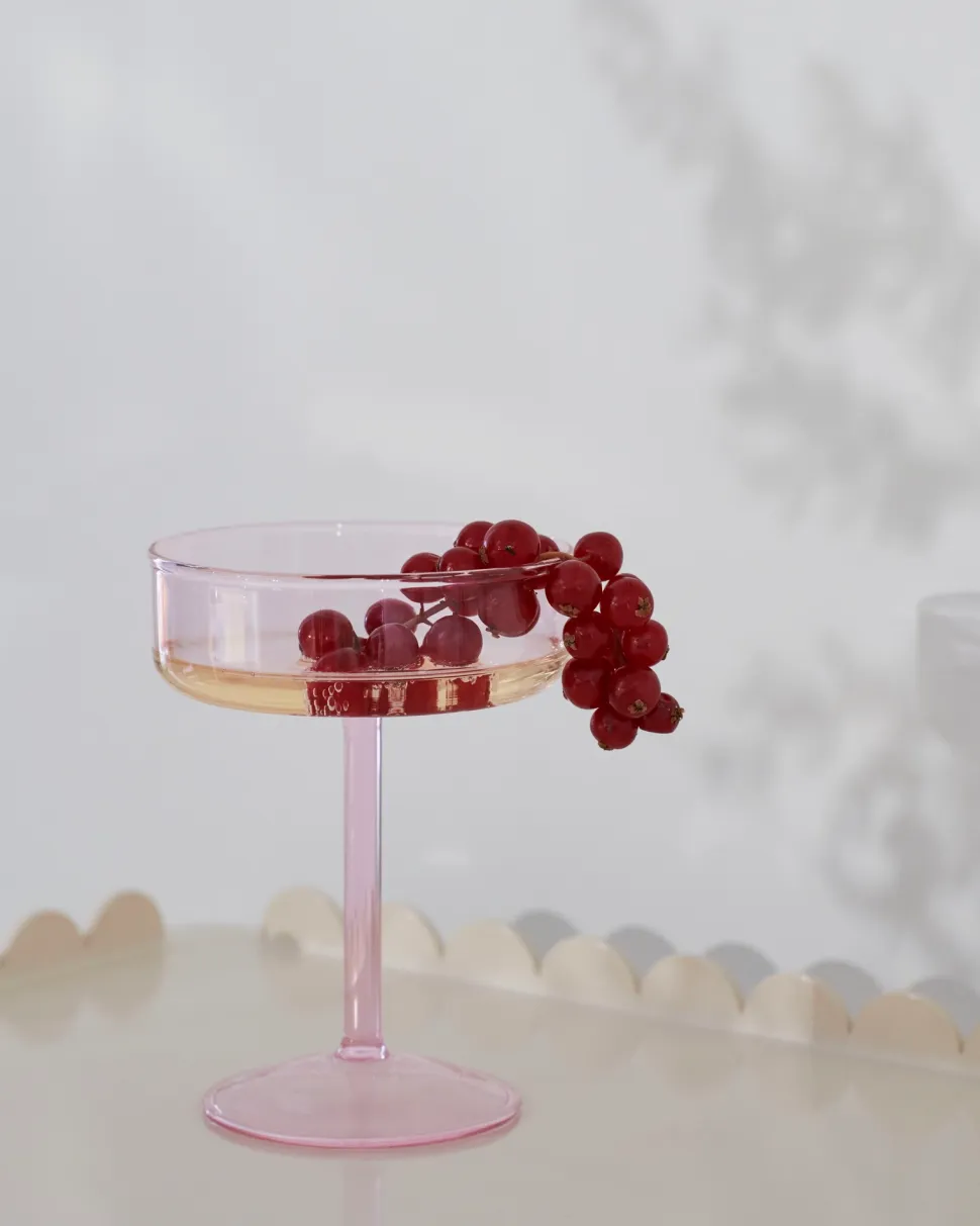 Cocktailglas HAY Tint Pink 200 ml (Set van 2)